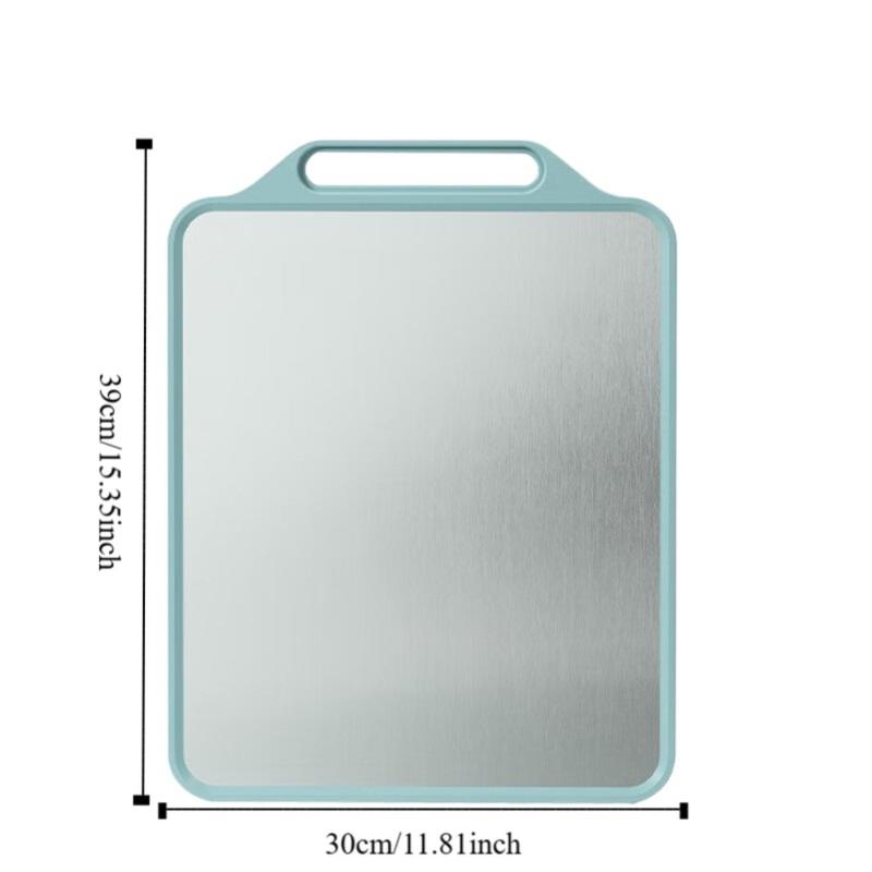 Small Sticky Board Mold Resistant Double-Sided Board Food Grade Non-Slip Antibacterial Board Square Convenient Stainless Steel Board Kitchen 2