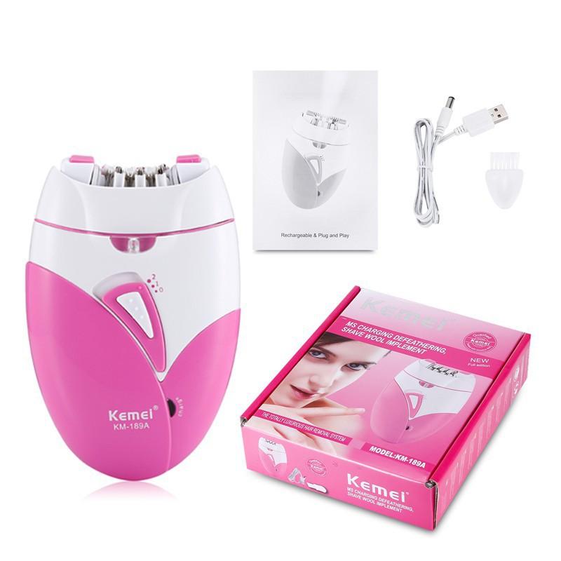 Product Introduction of KEMEI KM-189A Epilator Women Man Electric Hair Remover Shaver Massacre Massacre Removal Hair Removal 0