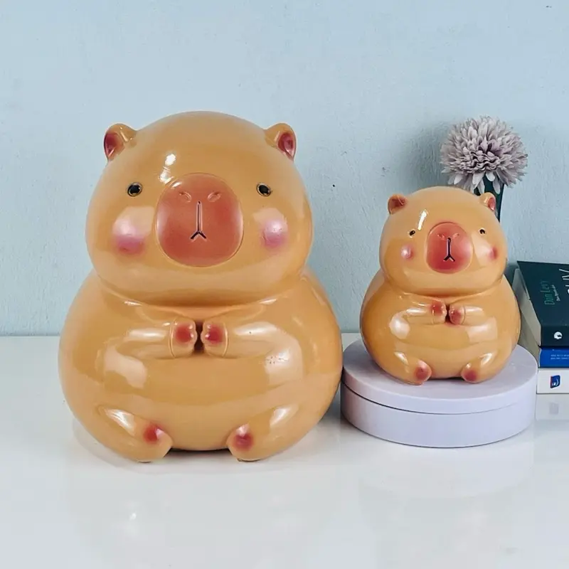 [Mua 1 Tặng 1] Heo Đất  Capybara, Heo Đất Xinh, Hũ Tiết Kiệm, Ống Tiết Kiệm, Heo Đất.