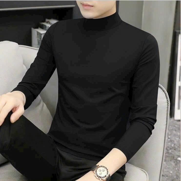 Áo giữ nhiệt thu đông cổ cao 3 cm co giãn 4 chiều ấm áp trẻ trung Menswear 6
