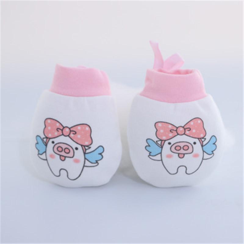 Product Introduction of New Baby mittens Gloves Cute Cartoon Baby Infant Pure cottonGirlt Scratch Newborn MittsBoy Fabric Baby Care product Christmas 11