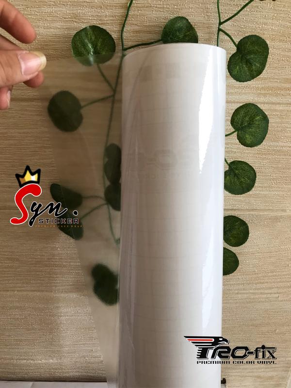Skotlet bening transparan scotlite profix premium color vinyl (P 50cm x L 45cm) 0