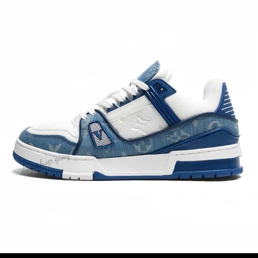 Giày Thể Thao Sneaker Da Cao Cấp Mềm Mại Nam Nữ Đủ Size 36-43 - Cao Su