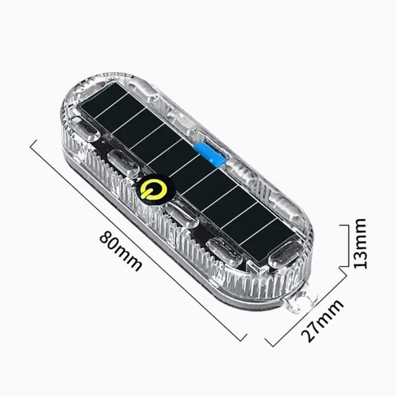 Lampu Strobo Motor Mobil Truk dan Bus Tenaga Surya LED Kedip RGB - Aksesoris Penerangan Kendaraan untuk Efek Cahaya Keren dan Hemat Energi Car 2