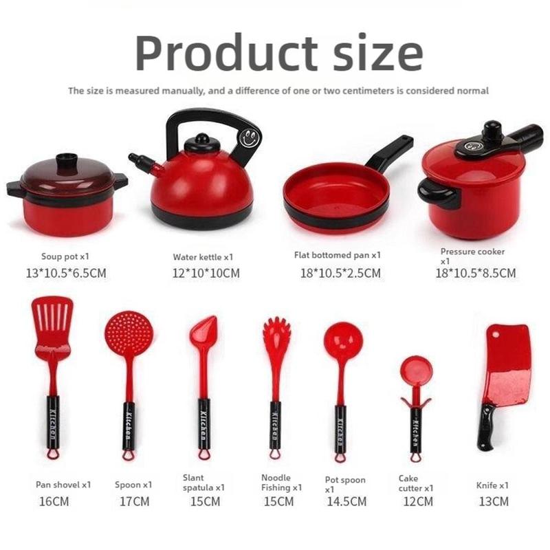 Product Introduction of Kitchen Toy Set For Kids Pretend Play Home Kitchen Baby Cooking And Cutting Toy Set Enjoy Eating Dishes Simulation Cooking Memory Training & Observation 4-6 Years 21