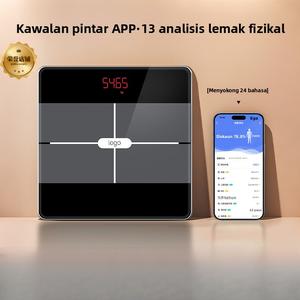 Home Body Fat Scale, Accurate Fat Reduction Electronic Scale, Smart Scale, Bluetooth Weight Scale，Skala Lemak Badan, Kegunaan Rumah, Elektronik, Pengurangan Lemak Tepat, Skala Pintar, Skala Berat Bluetooth