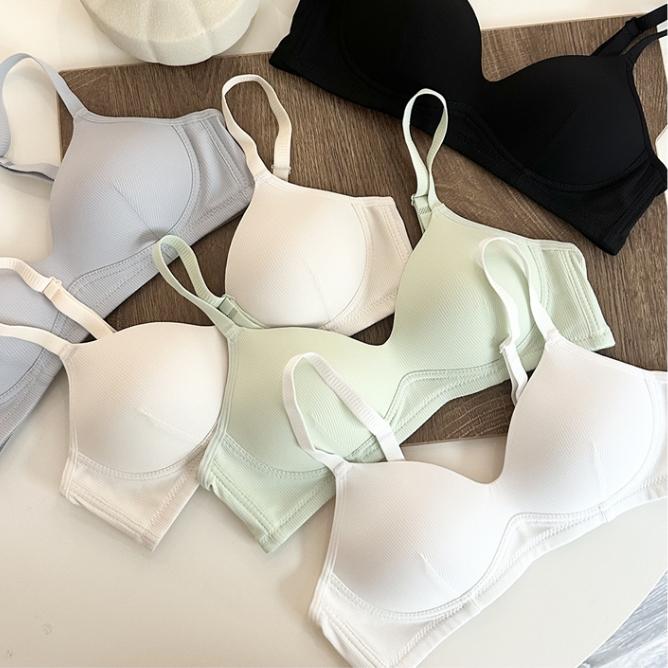 Combo 3 Áo ngực nữ cotton không gọng mút mỏng thoáng khí êm ái thoải mái KING SHOP Top Bra áocon nữ ômngực Women Tua Rua xxl đen kaki Nhung hồng áo lót không gọng A409