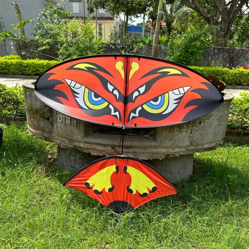 Diều sáo Cacbon, diều sáo lắp ghép, gọn nhẹ, dễ lắp ghép hình  Mắt Cú đen, mắt cú đỏ, mát cú vàng  kích thước 1m7. 2m. 2m5 Toy Đồ Chơi 3