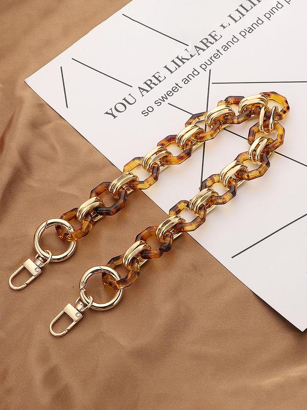 Vintage Ombre Chain Bag Strap, Fashionable Bag Strap for Women's, 1 Count Casual Trendy Versatile High-quality Daily Bag Strap 0