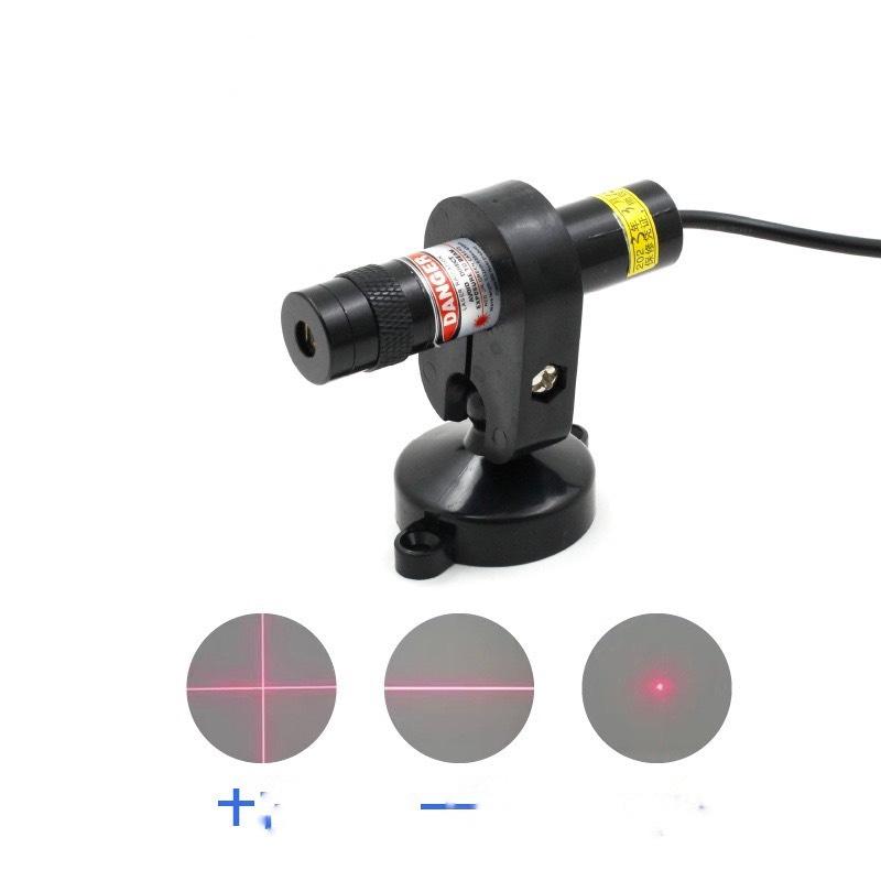 Đèn LAZE MÀU ĐỎ dấu CỘNG (+), dấu TRỪ (-), dấu CHẤM(.) HÃNG PROF ĐẾ NAM CHÂM HÚT Dùng để canh vải sọc trong nghành may (LOẠI XỊN)