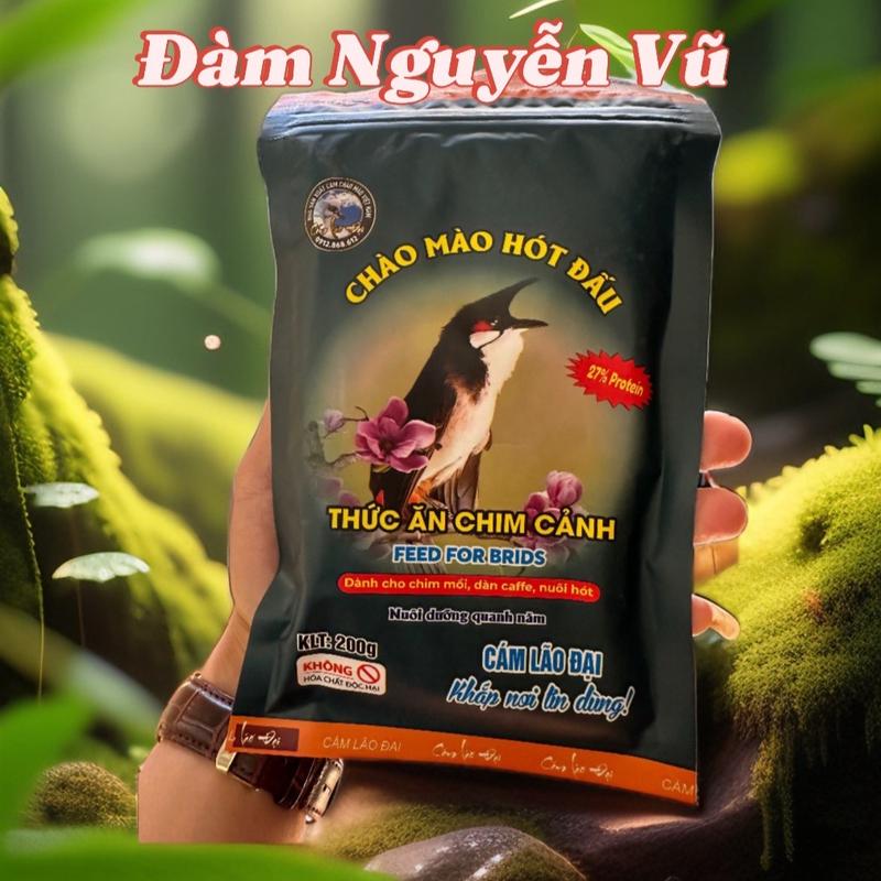 2 gói cám chào mào hót đấu lão đại dành cho chim cafe mồi tập giàn
