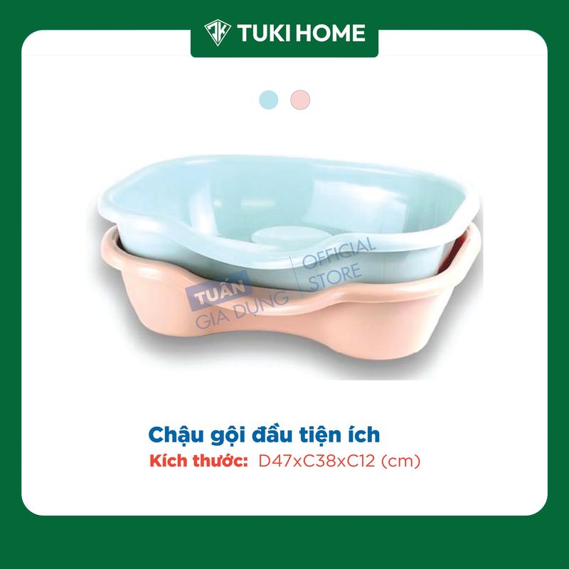 Chậu gội đầu tại giường cho người già, bà bầu, trẻ nhỏ, Thau Nhựa Việt Nhật MS 2206