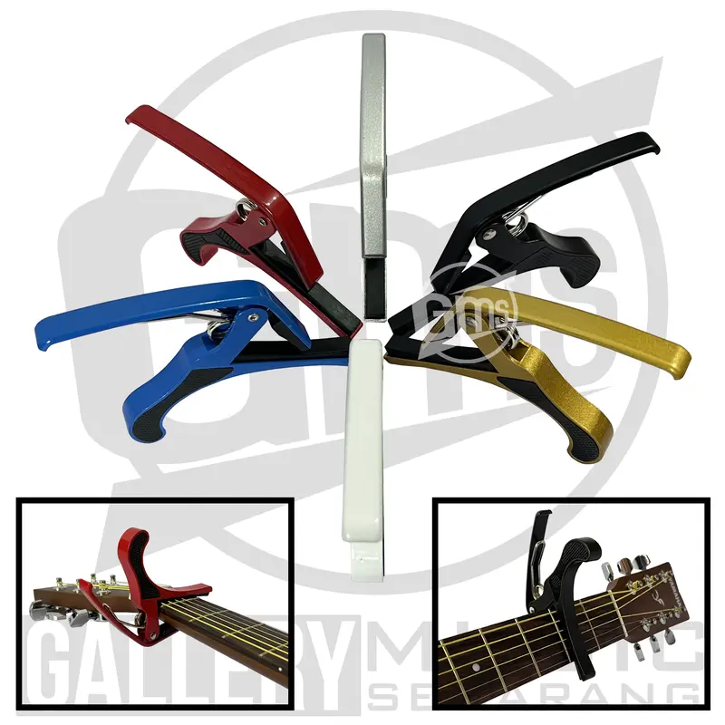 ORIGINAL!!! Capo Gitar Penjepit Senar Gitar Akustik Klasik Elektrik Ukulele Bahan Besi Kapo Gitar Akustik Elektrik 4