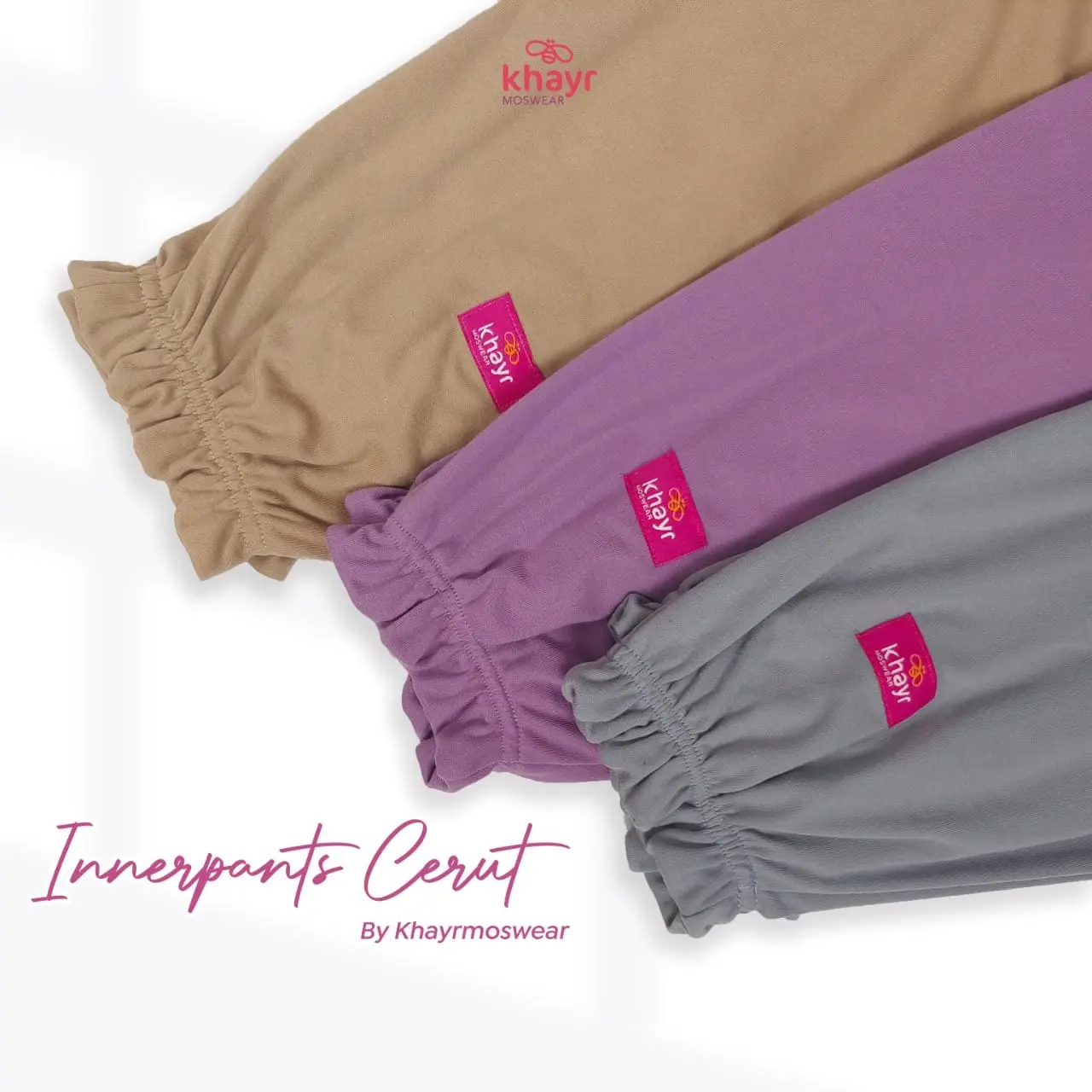 Khayr Moswear Inner Pants Cerut Celana Legging Gamis Syar'i Wanita