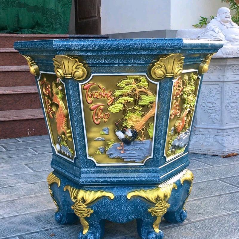 Khuôn Đúc Chậu Cảnh Lục Giác 56 và 66 Chân Liền Nhựa ABS Siêu Bền