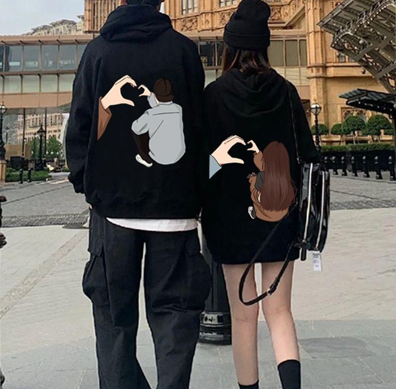 Product Introduction of Pakaian Pasangan, Pasangan Khas Dioss, Hoodie Pasangan Musim Sejuk, Sut Inframerah Roora Bersih Musim Bunga dan Musim Luruh, Baharu untuk 2023 1