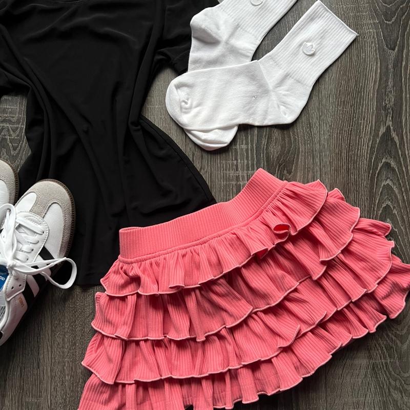 Chân váy tầng hot trend nhiều màu 2