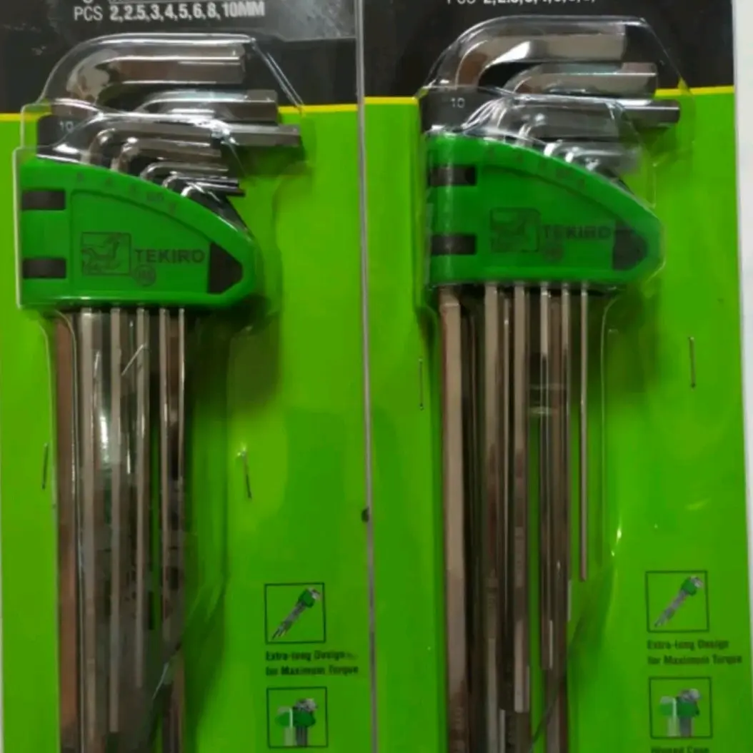 kunci L tekiro panjang 8pcs