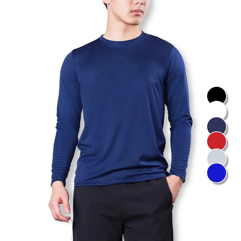 Áo thun nam, Áo thể thao giữ nhiệt nam dài tay nhiều màu thiết kế trẻ trung năng động