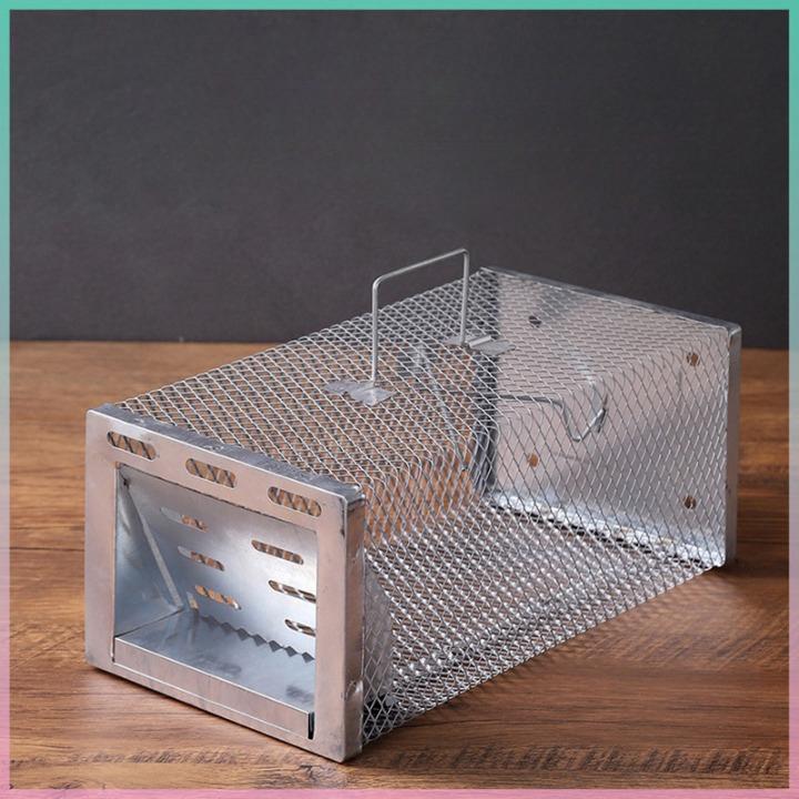 Lồng bẫy chuột tự động 1 cửa, bẫy chuột đơn giản dễ dùng giúp đỡ gia đình bị chuột phá, bẫy chuột tự động thông minh