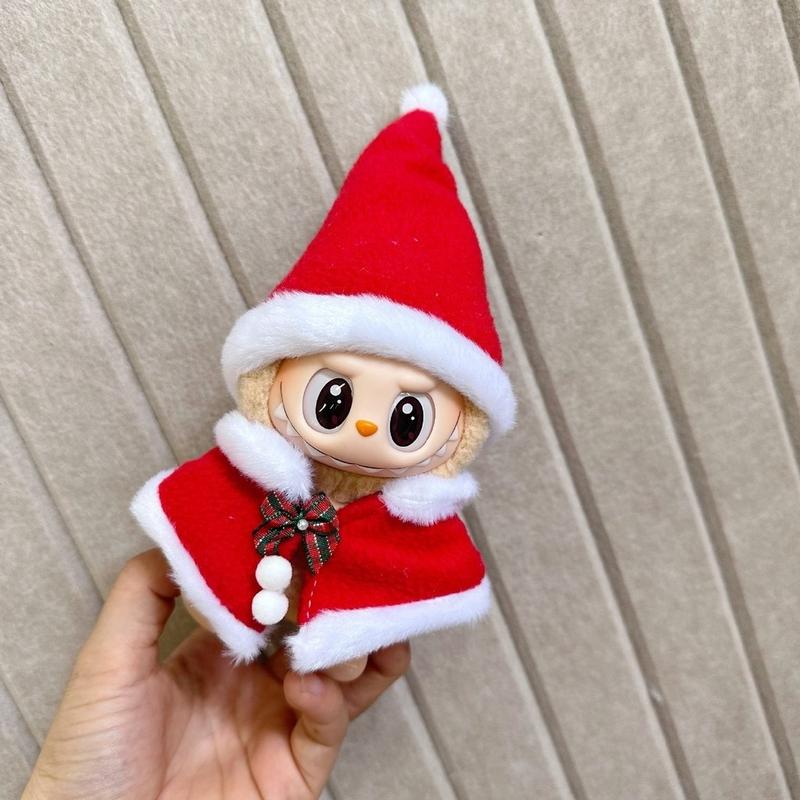 Product Introduction of FB [Clothes only] labubu v2 doll clothes  LABUBU sitting party series doll Christmas decoration for labubu clothes #472068 16