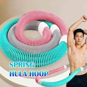 Hulla hoop Fitness Pegas Portable Dewasa,Latihan untuk Kantor & Rumah, Mudah Dibawa