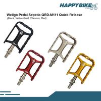 Gambar WELLGO Pedal Sepeda QRD 111 Bicycle Pedal Quick Release MTB Roadbike - Titanium dari Happy Bike Kota Administrasi Jakarta Selatan 1 Tokopedia