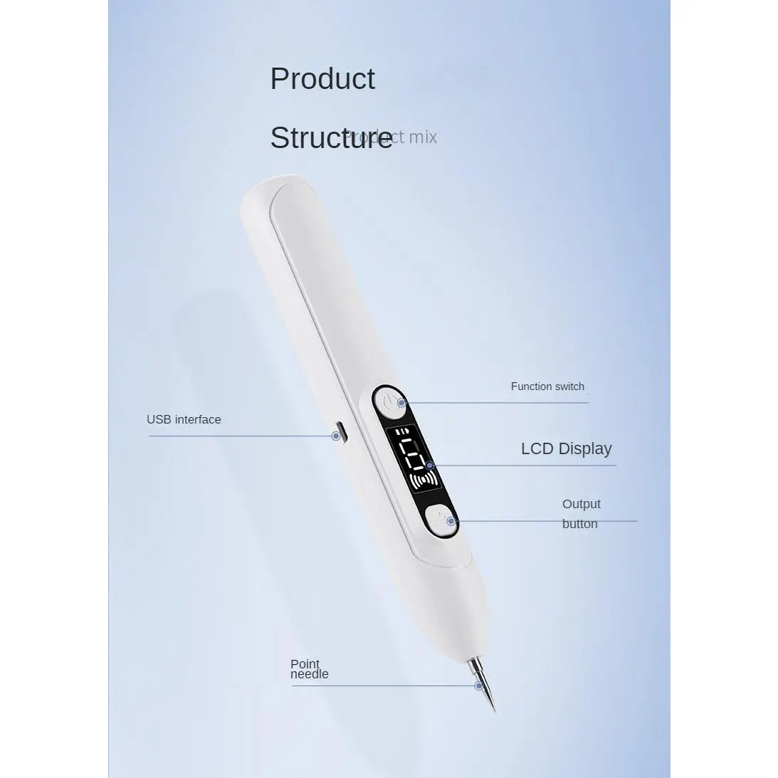 The new pen uses picosecond Dot mole pen to remove spots and moles. The ...