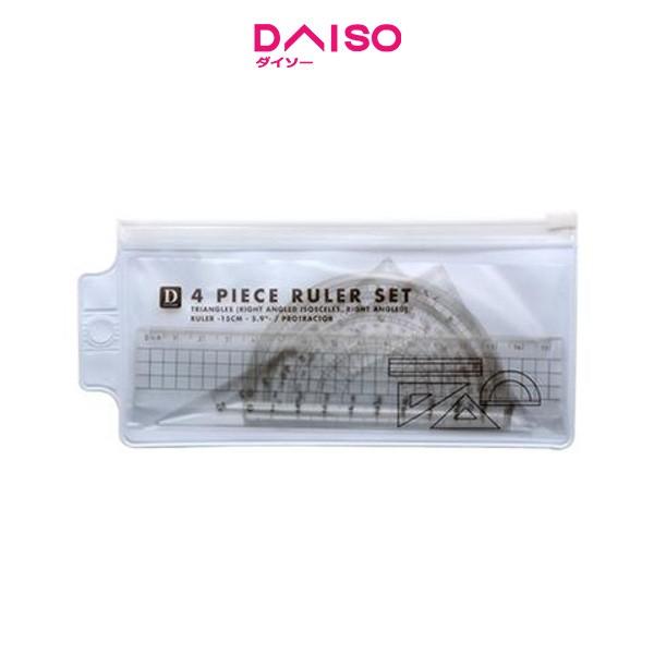 Jual Daiso 4 piece ruler set - 18.7 x 8.90cm - Jakarta Selatan - Daiso ...
