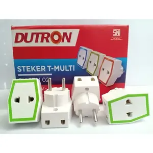 Steker T Multi Dutron 10A Colokan Listrik cabang 3 10 A Tee Multi Sambungan Cabang 3 SNI
