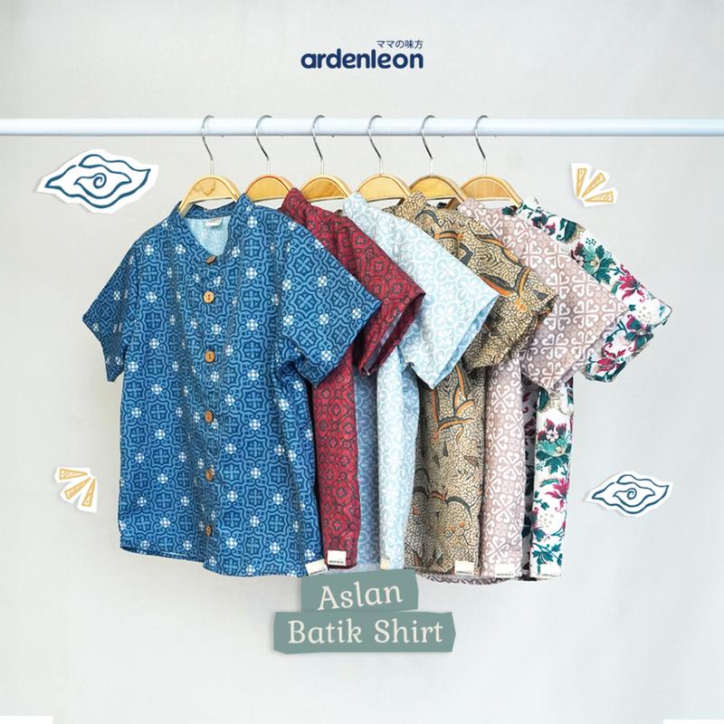 ARDENLEON Atasan Kemeja Anak Laki Laki Aslan Batik Shirt 2.0 1