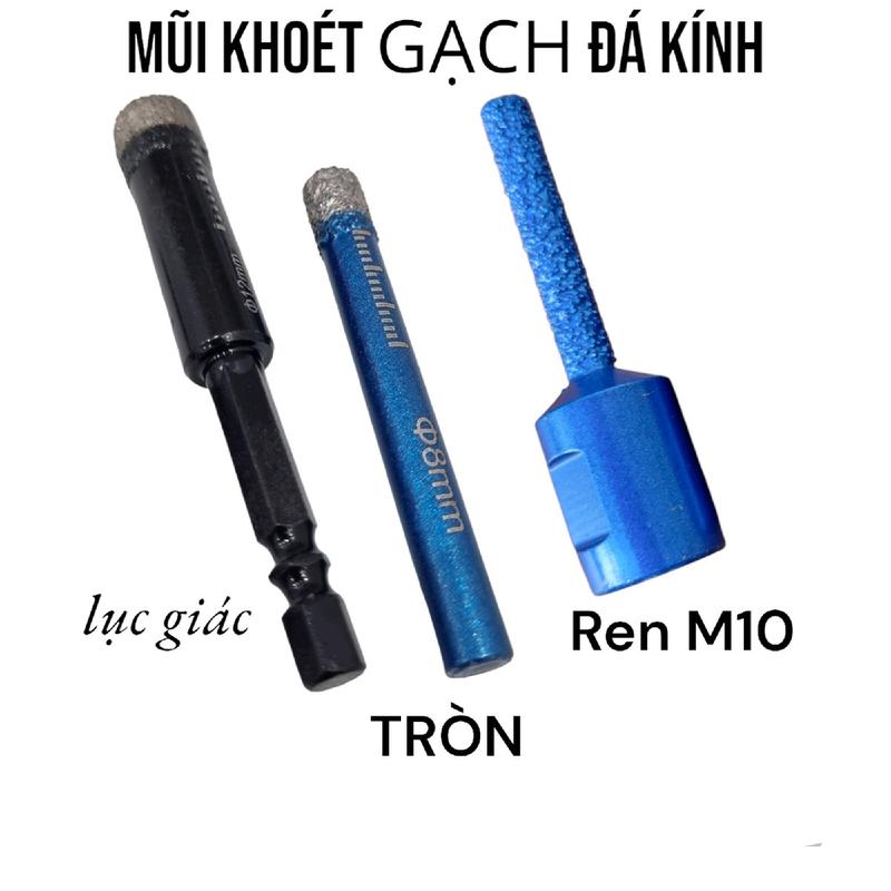 4 Mũi khoan khoét mở lỗ đá hoa cương/ gạch men / kính / sàn nhà /