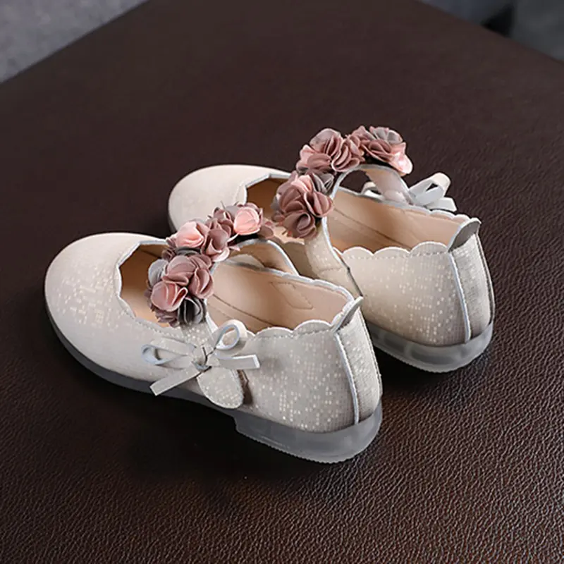 Giày Công Chúa Khiêu Vũ Da Hoa, Dép Xăng Đan, Cho Trẻ Mới Biết Đi Trẻ Sơ Sinh Trẻ Em Bé Gái, SS11 2