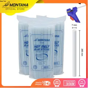 MONTANA Glue Stick Refill Isi Lem Bakar Tembak 20 Watt Perekat Serbaguna TLG-02/Box