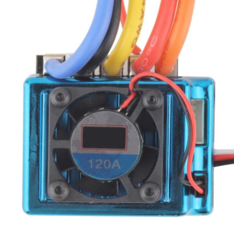 Product Introduction of Durable 45A 60A 80A 120A Brushless ESC 1:8 1:10 1:12 Dust-proof Electric Speed Controller Waterproof XT60 T Plug RC Crawler Parts 37