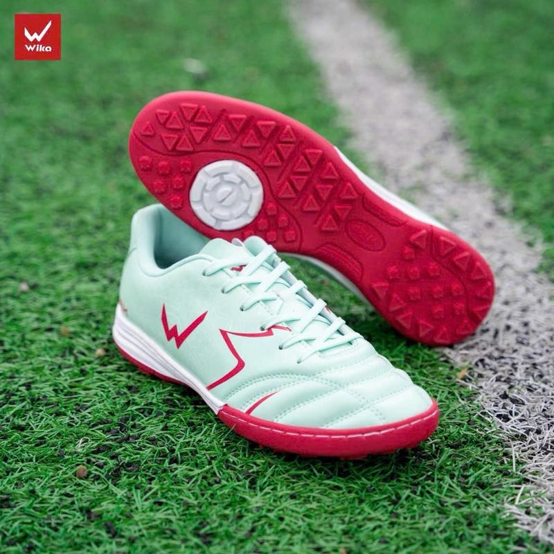 GIÀY BÓNG ĐÁ WIKA DRAGON X HOÀNG ĐỨC (tặng kèm tất dệt kim +  băng quấn + túi rút) Sneaker  Sport Cao Su Tập Thể Dục giày  bong da Cao Su Tập Thể Dục