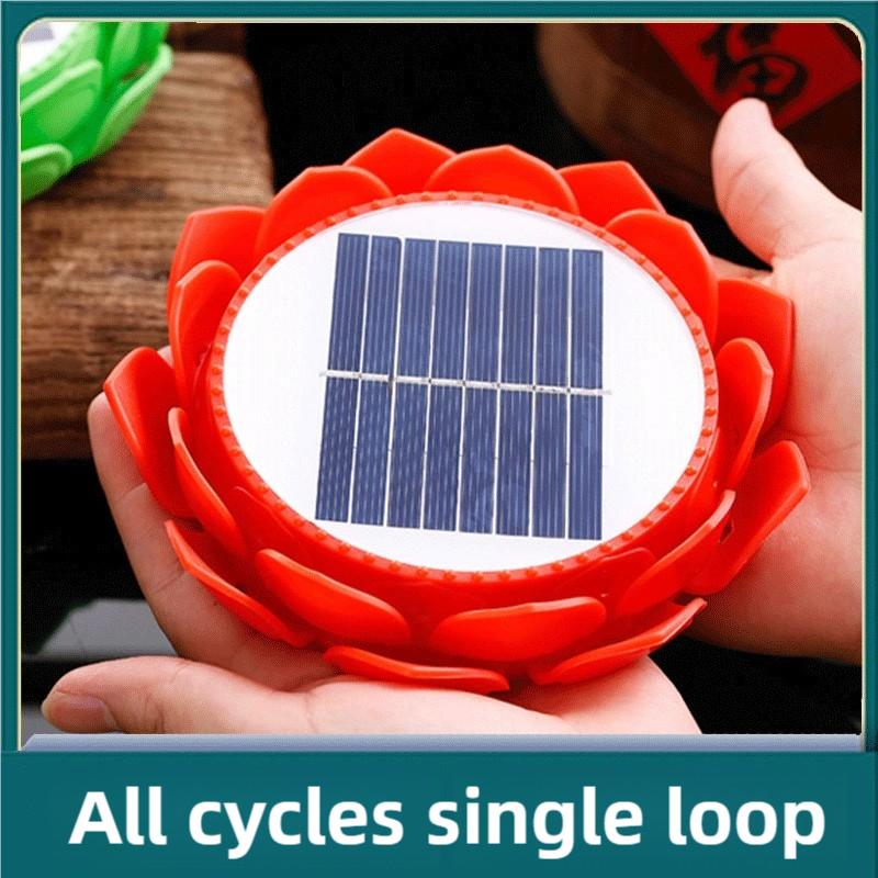 Product Introduction of New Outdoor Solar Powered Night Light Music Player 24 Hour Single Song Loop Waterproof Snowproof Audio Player 6