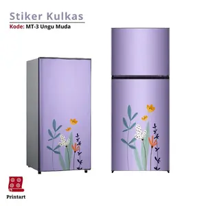 Stiker Kulkas 1 Pintu / 2 Pintu minimalis kode MT 3