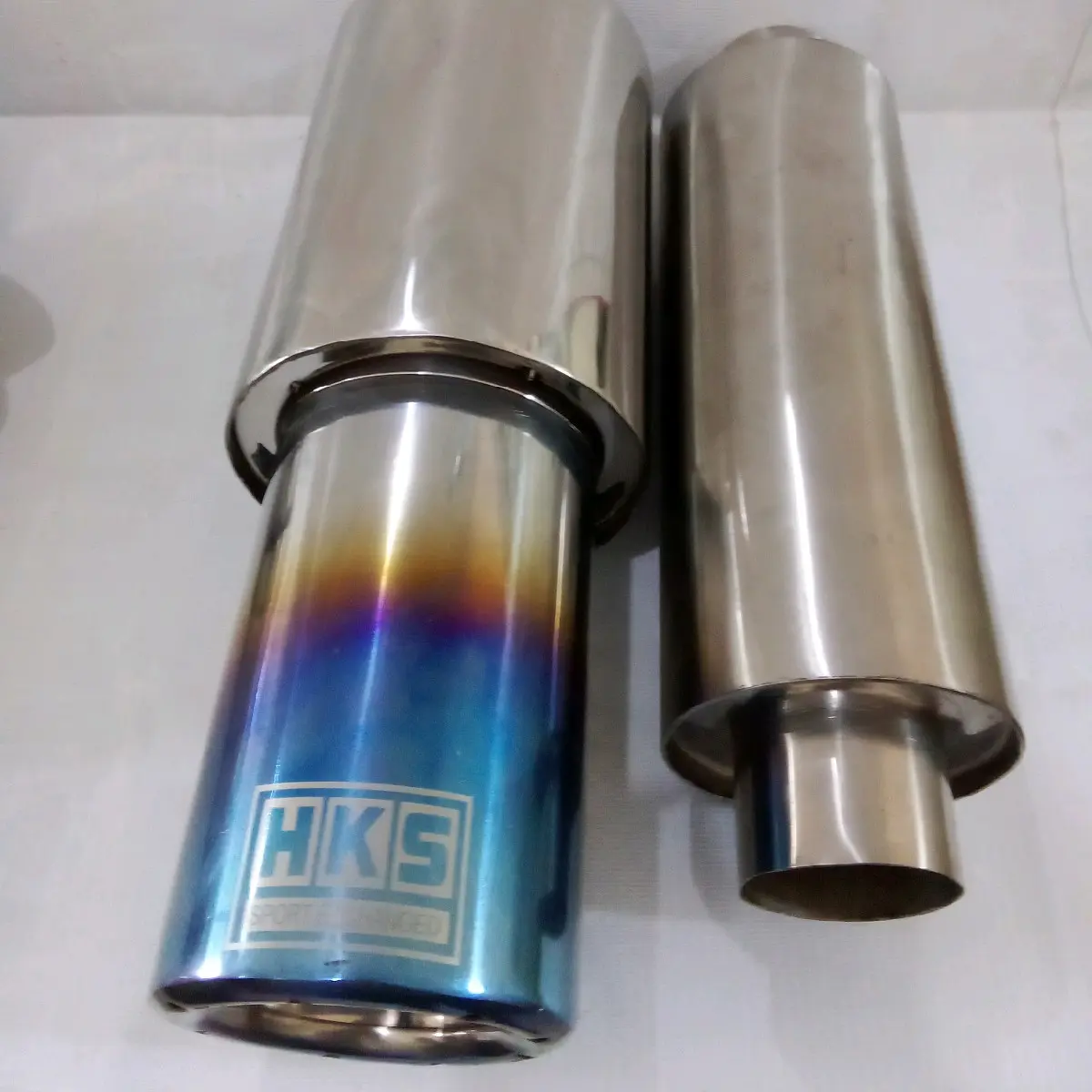 PAKET KNALPOT HKS GRONEL BASS KALEM ADEM + RESONATOR UNTUK SEMUA JENIS MOBIL BAHAN FULL STAINLESS