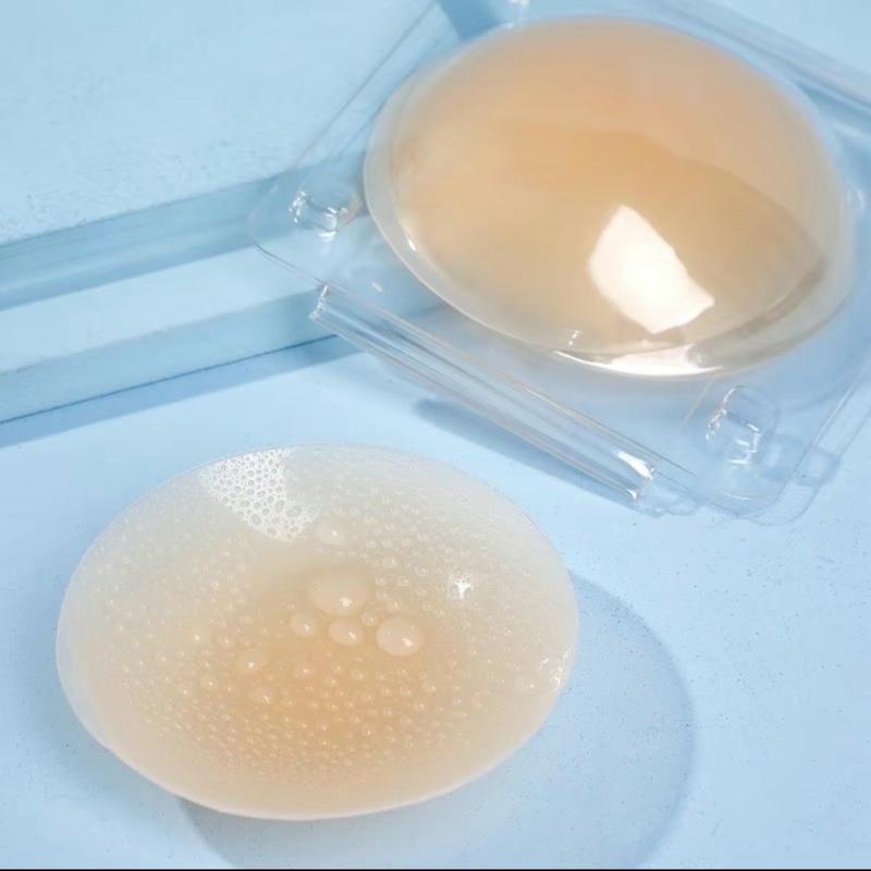 Miếng Dán Ngực Nữ Silicon, Miếng Dán Ngực Tự Thân Không Keo,Dính Chắc Chắn (YC) Women Bra Voi Kem Voan mieng dan caitruoc danchong mohoi vải silicon vn phụ kiện áo lót