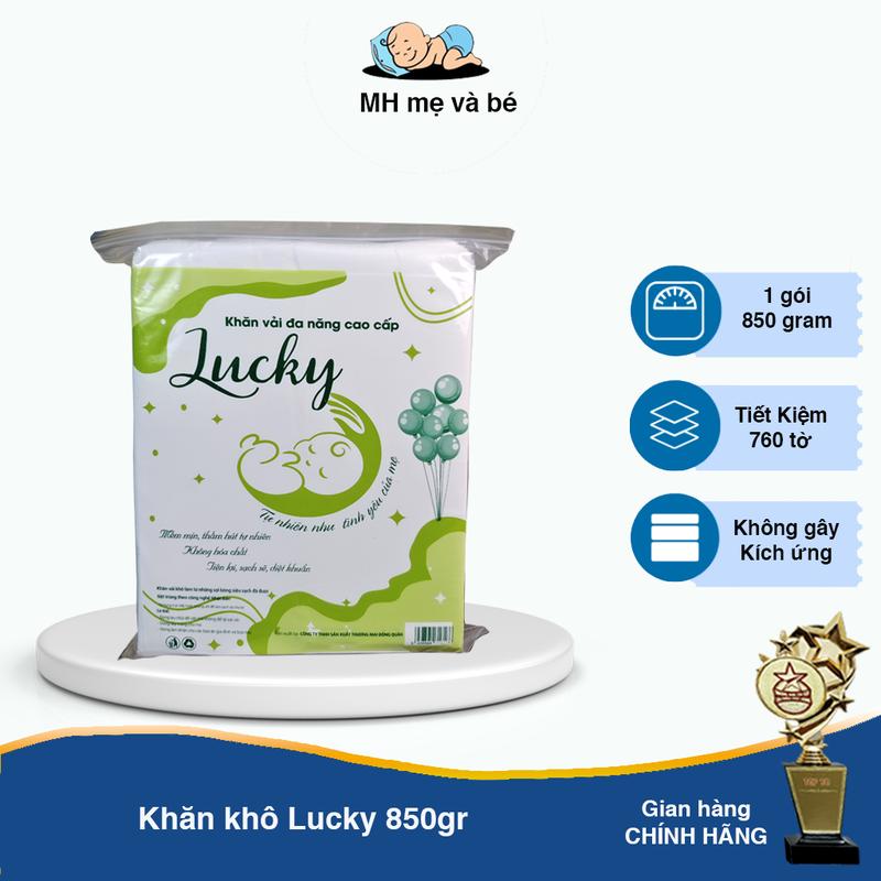 Khăn Khô Đa Năng Lucky 850 gram Voi Khăn Tắm