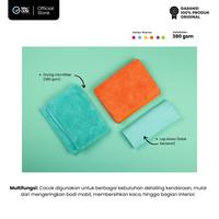 Gambar Waxouse Lap Microfiber Drying Basic 35x35cm 380 GSM – Tebal, Lembut, Warna Cerah - Warna Random (380gs) dari Waxouse Authorized Store Kab. Tangerang 3 Tokopedia