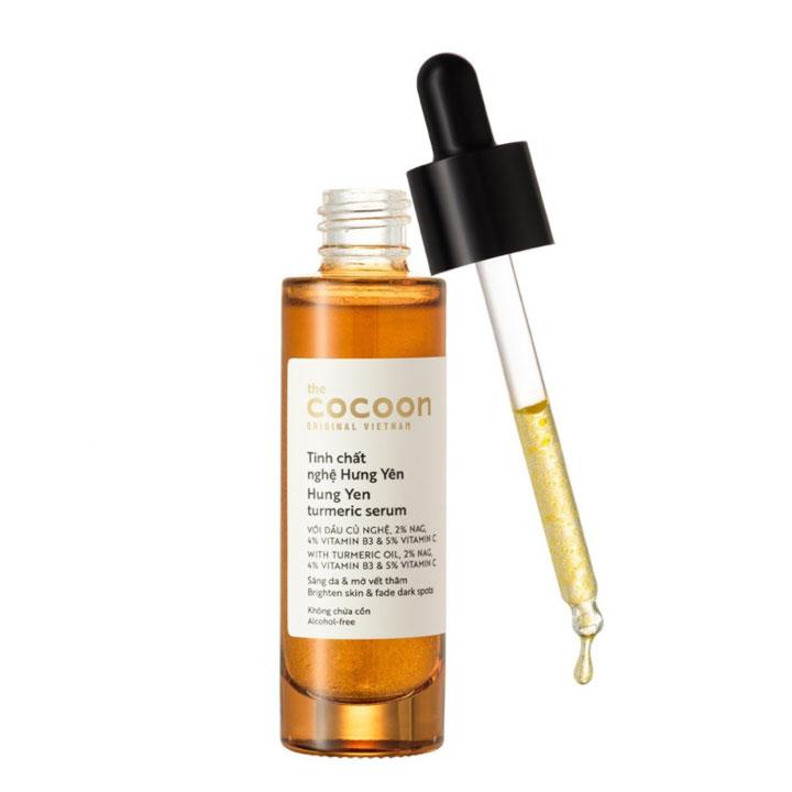 Serum Tinh chất nghệ Hưng Yên Cocoon 10% vitamin C sáng da mờ thâm 30ml