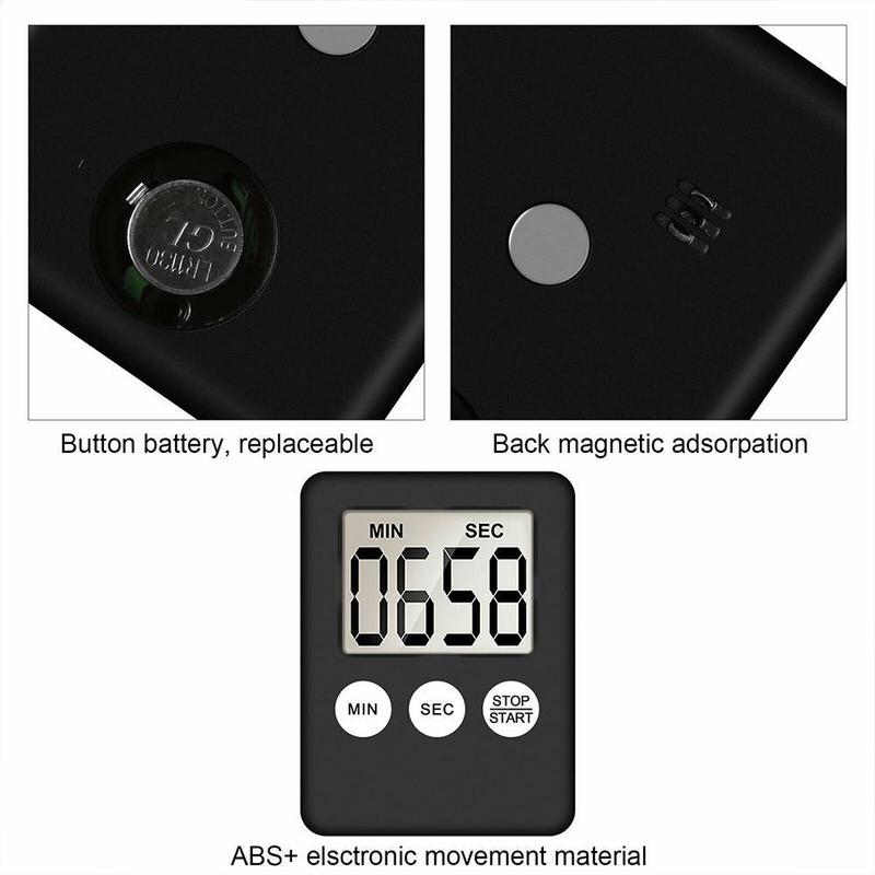 Product Introduction of Kitchen Timer Cooking Baking Digital Electronic Count-down Oven Timer Loud Up Alarm T9P0 O5A6 38