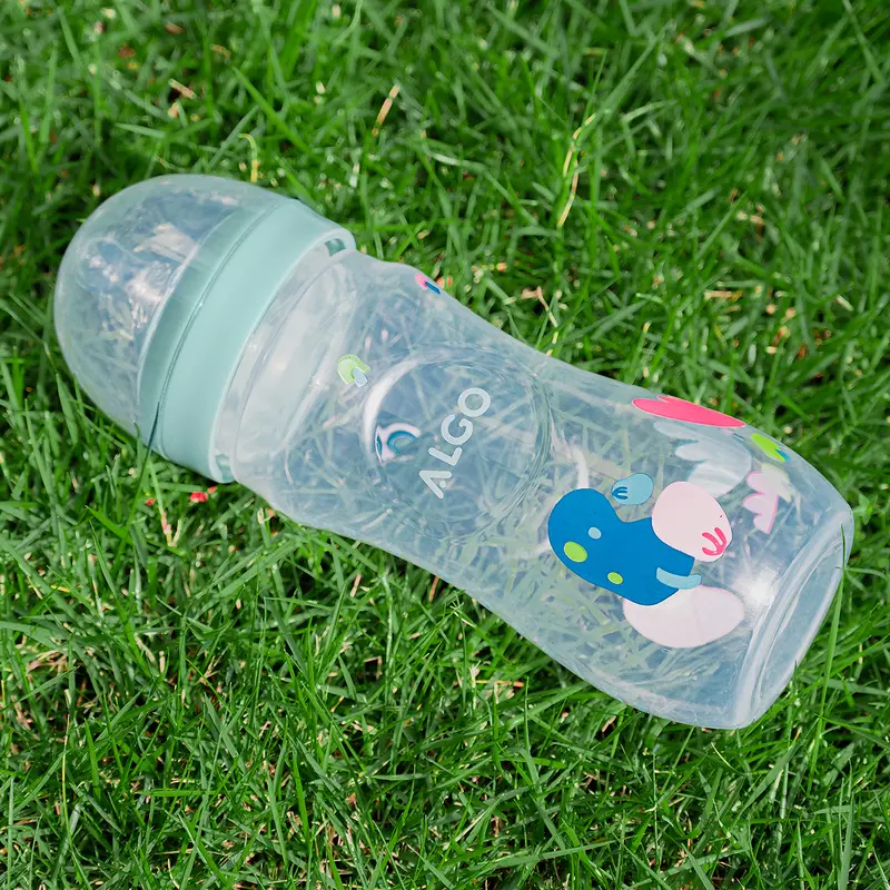 Bình Sữa Trẻ Em Bé Polyethylene Alamiah, Cho Trẻ Sơ Sinh, Bình Cho Con Bú, Có Núm Vú Silicon, Không Chứa BPA, Có Kích Thước 260ml Và 330ml, Có Sẵn Trong Phụ Kiện Bình Sữa Trẻ Em 4