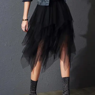 How to make a high low tulle skirt best sale