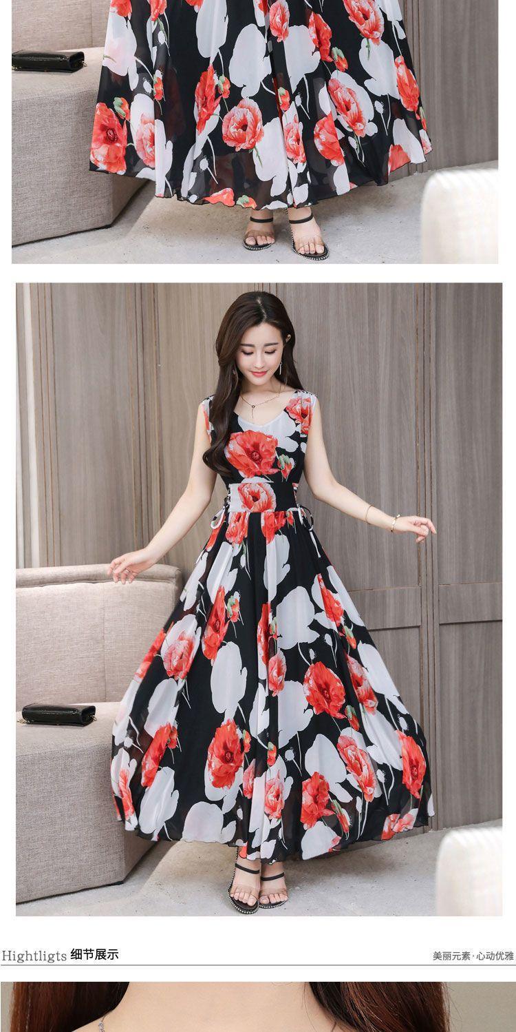 Product Introduction of Váy Lụa Lạnh Có Dây Đeo, Hàng Mới Về Mùa Hè 2024, Dành Cho Phụ Nữ, Váy Đi Biển Cho Mẹ, Váy Vest Mỏng, Thanh Lịch, Váy Dài, Quần Áo Nữ 33