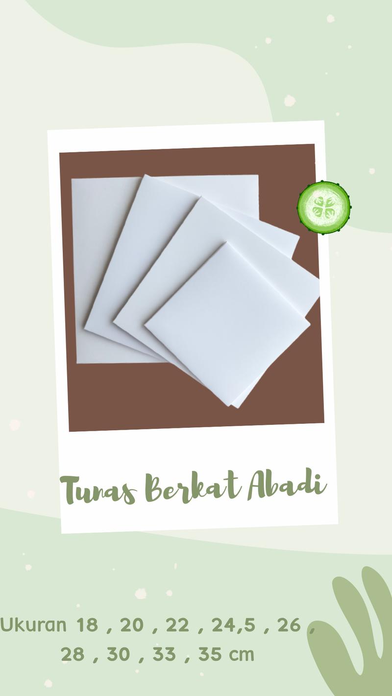 Product Introduction of Tatakan kue coklat kotak 18 cm  / Alas Kue Ulang Tahun 5