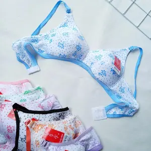 BH Remaja ABG Motip Sablon Sport Katun Polyester Busa Tipis