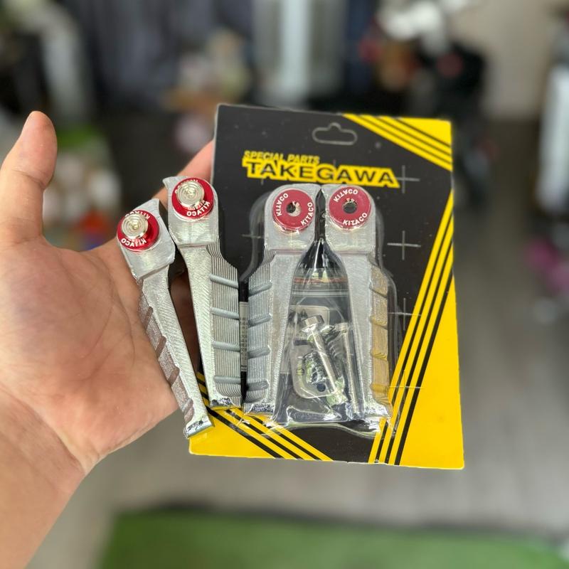 Gác Chân Take Nhôm Đúc ( Tặng Ốc Xỏ Sắt Xi + Lông Đền Kitaco ) Gắn đc nhiều dòng xe